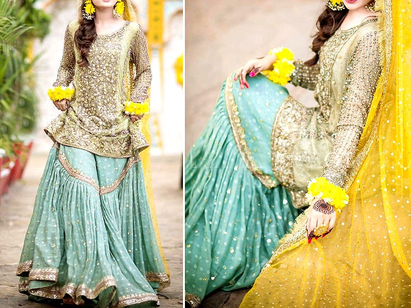 Elegant Embroidered Net Dress with Chiffon Dupatta